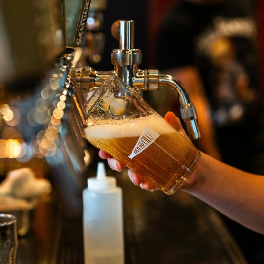 Pint being poured